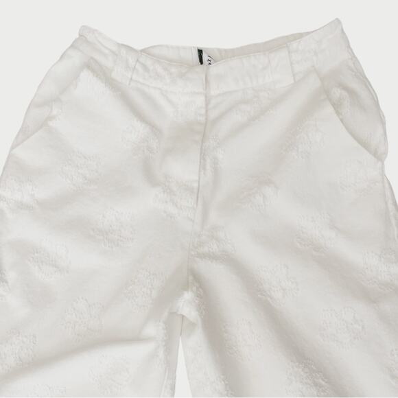 Princess Polly White High Waist Denim Wide Legs 8 - Picture 8 of 12